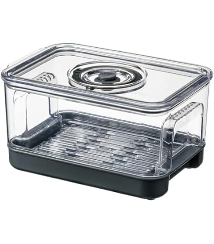 Amazon｜e angle フレッシュキーパー シルバー ANG-FK-A9-S｜保存容器